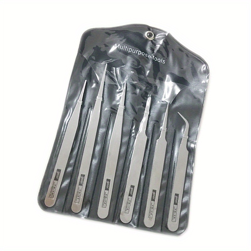 Home Bar Supplies - 6 قطع ملاقط من الفولاذ المقاوم