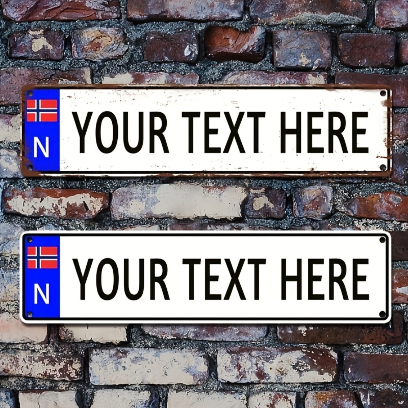 Home Bar Signs - علامة معدنية عتيقة نرويجية مخصصة مخصصة