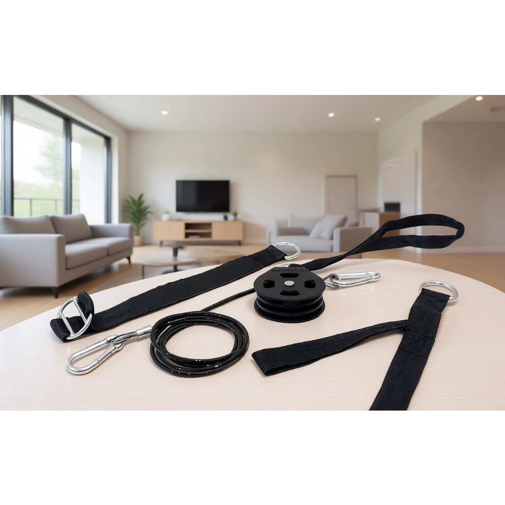Home Bar And Gym - جهاز سحب عضلي محمول مع حبل