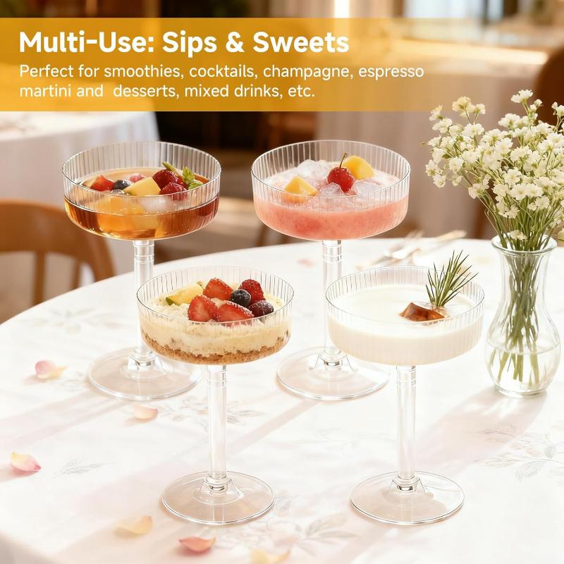 أكواب بلاستيكية شفافة للحلوى و - مراجعة Home Bar Supplies وسعره
