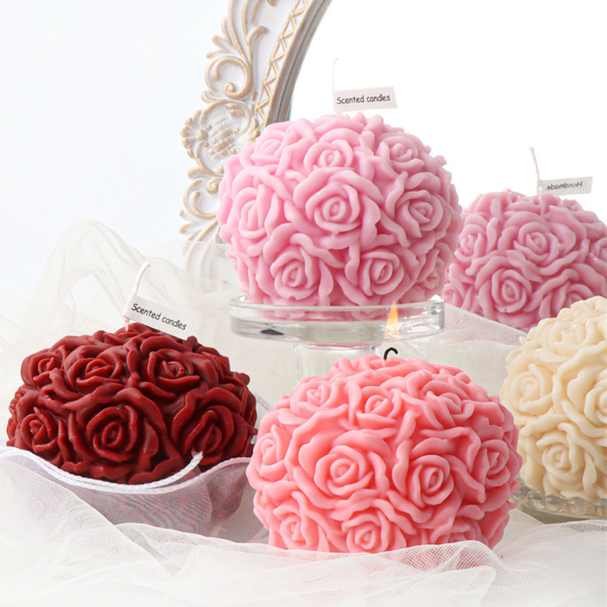 قالب شموع من سلسلة زهور متعددة - مراجعة Ice Mold Sphere وسعره