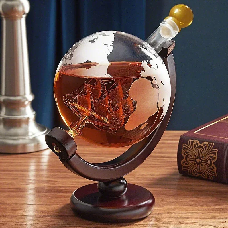 طقم ديكانتر على شكل كرة أرضية  - مراجعة Decanter Globe Set وسعره