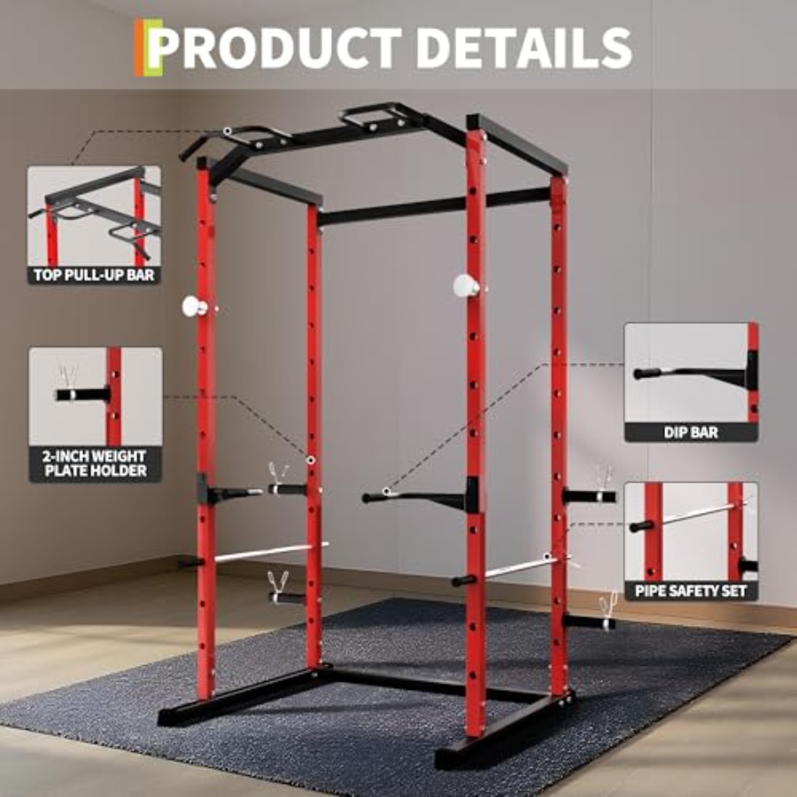 قفص تمارين قوي مع قضيب سحب، رف - مراجعة Home Bar And Gym وسعره