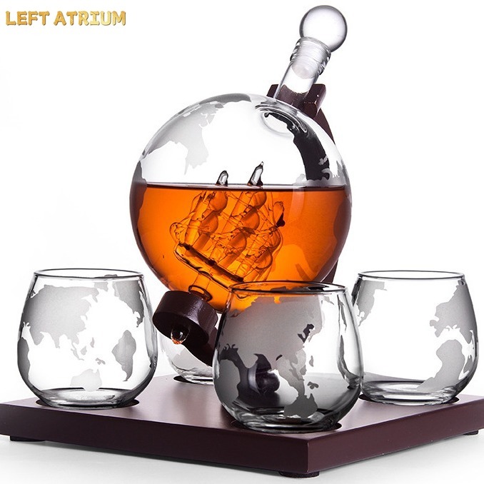 قارورة زجاجية على شكل كرة، طقم - مراجعة Decanter Globe Set وسعره