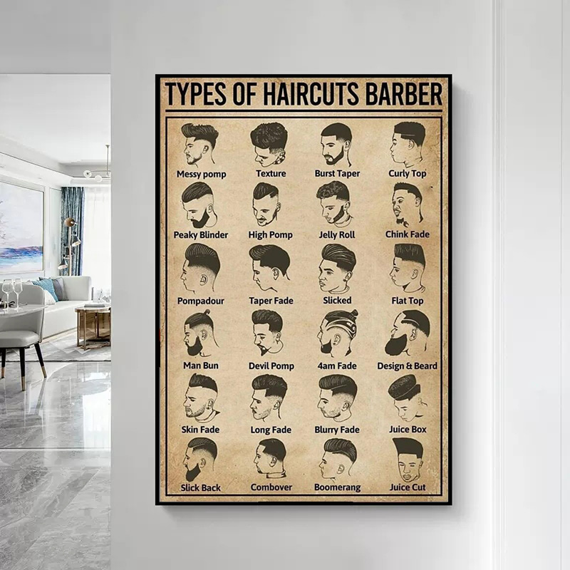 ملصق حلاق بدون إطار، بتصميمات  - مراجعة Home Barber وسعره