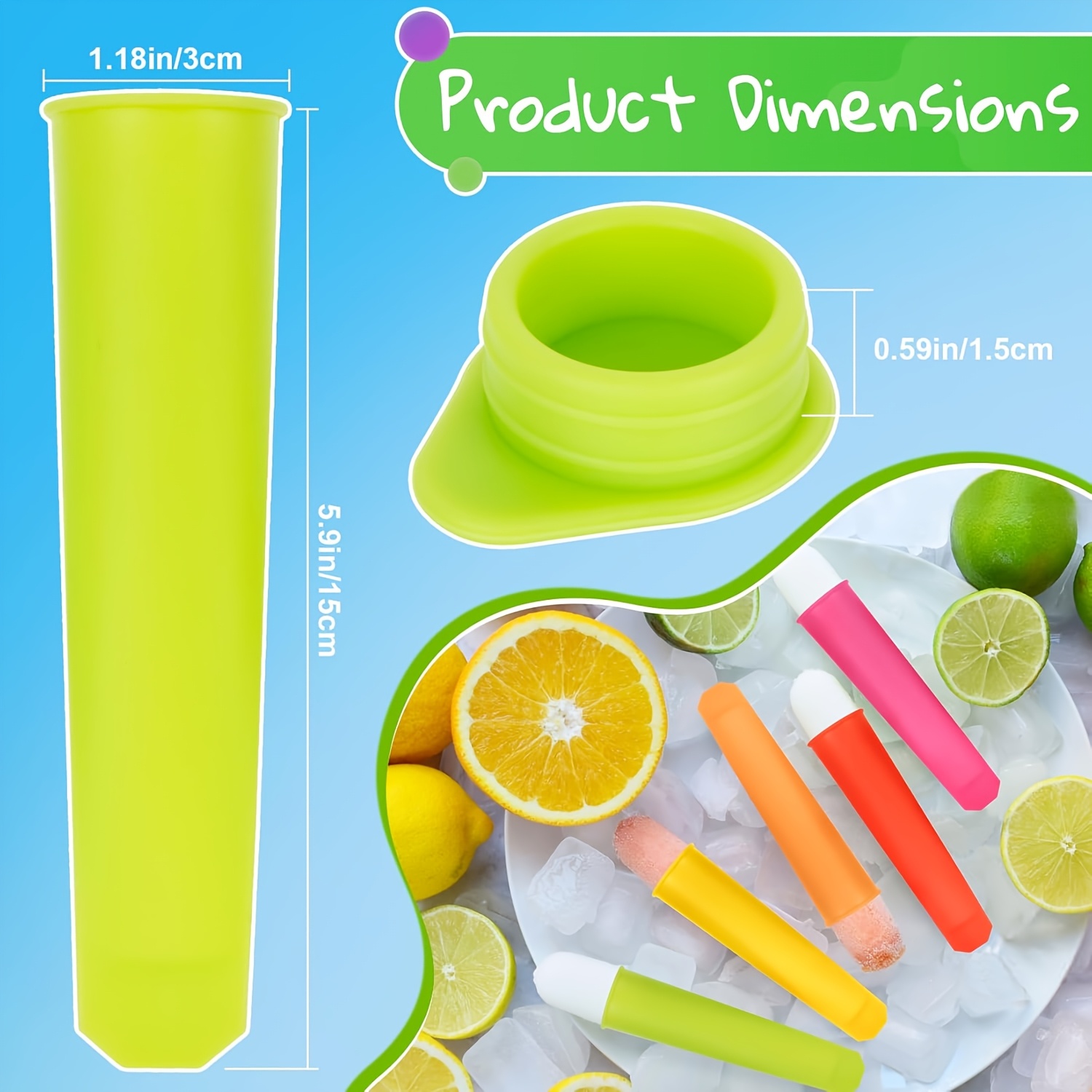 6 قطع قوالب سيليكون قابلة لإعا - مراجعة Citrus Juicer Bar وسعره