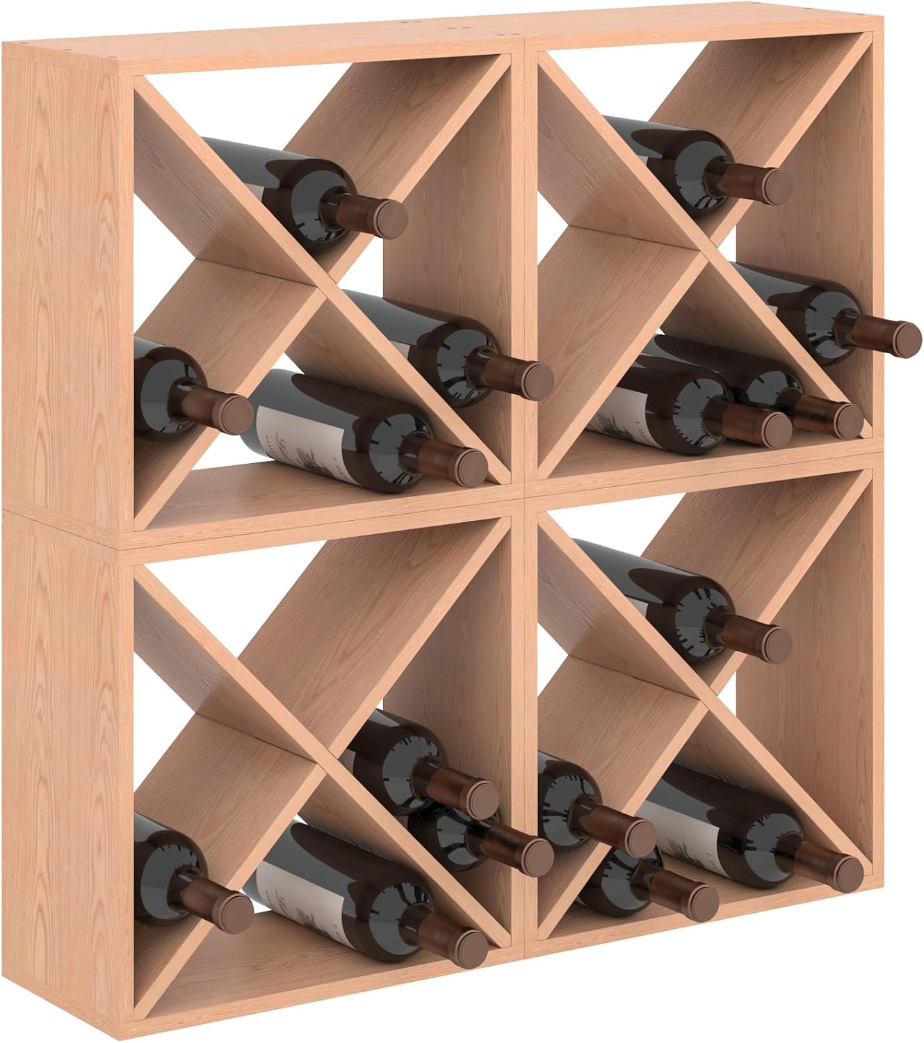 رف نبيذ بسعة 96 زجاجة، وحدة تخ - مراجعة Home Bar Shelves وسعره