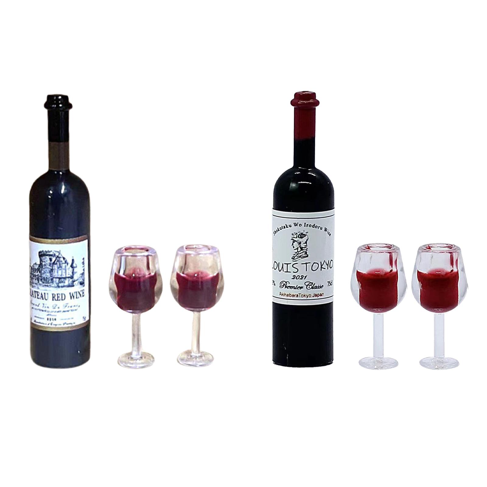 1/12 مقياس دمية أكواب زجاجات ا - مراجعة Home Bar Supplies وسعره