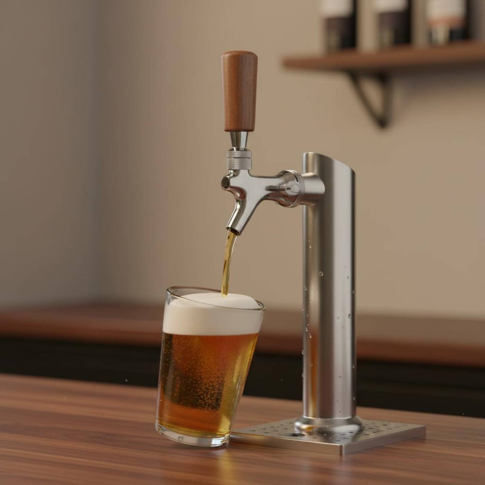 مقبض خشبي قصير لصنبور البيرة،  - مراجعة Home Bar Accessories وسعره
