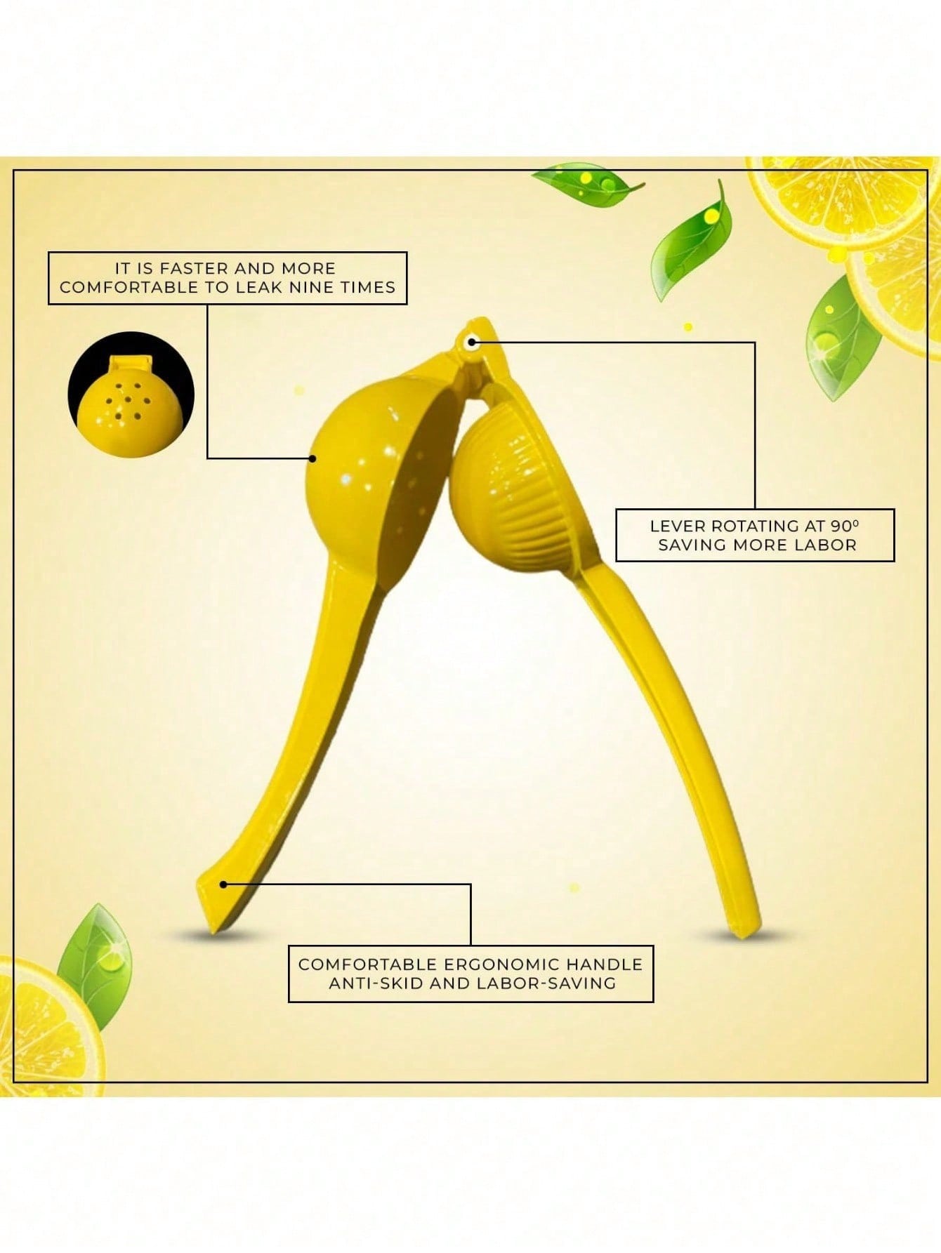 عصارة ليمون يدوية، أداة عصر ال - مراجعة Citrus Juicer Bar وسعره
